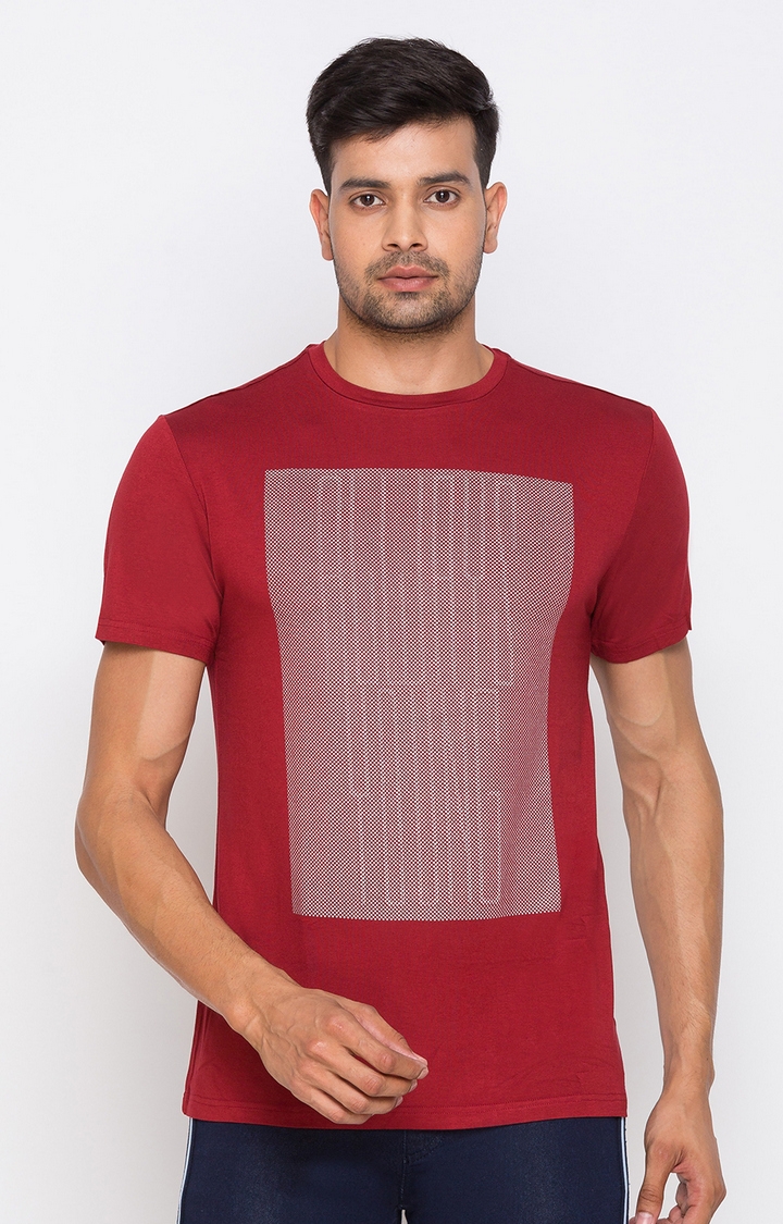 globus | Red Printed T-Shirt