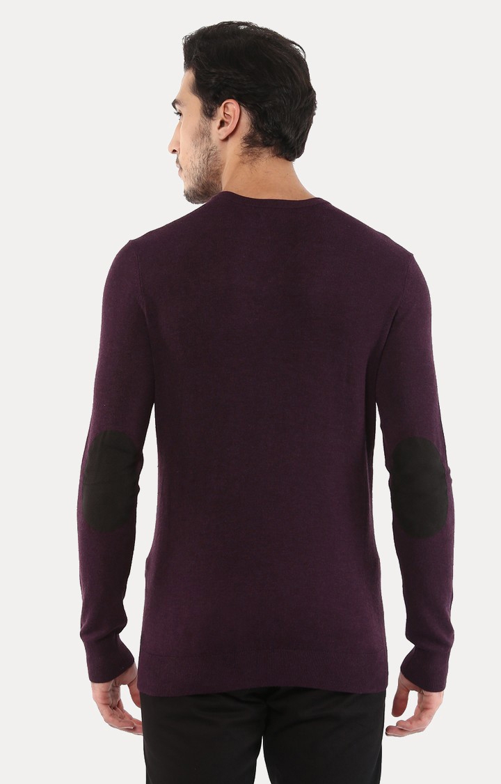 celio | Jegivre Maroon Solid Sweater 3
