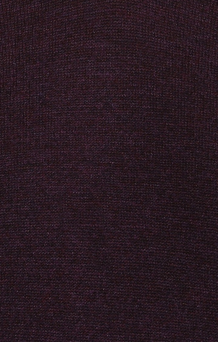 celio | Jegivre Maroon Solid Sweater 5