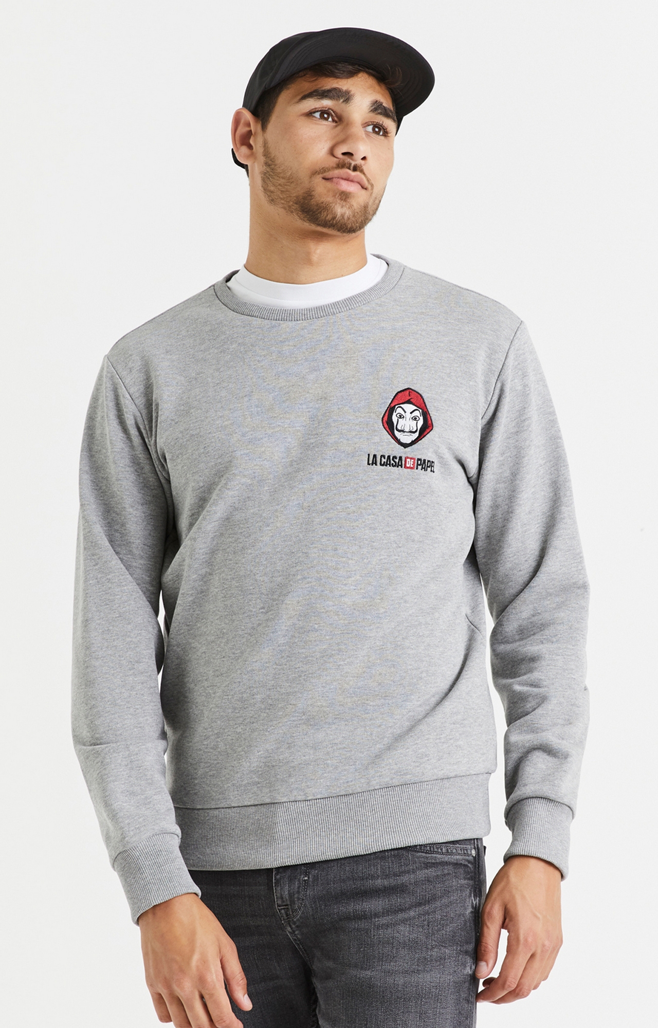 celio | Money Heist- Grey Sweatshirt