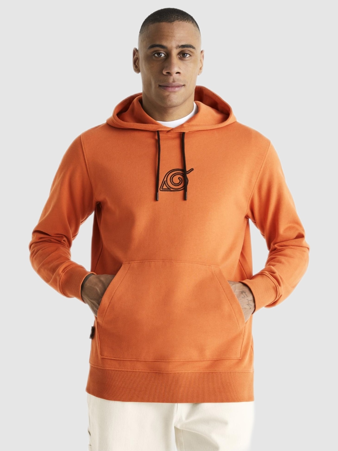celio | Celio Men's Naruto Orange Graphic Hoodie