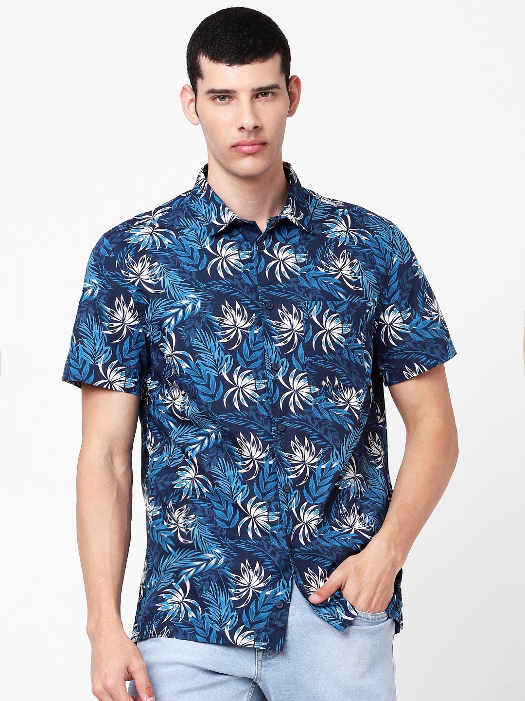 celio | Men's Floral Printed Casual Shirt