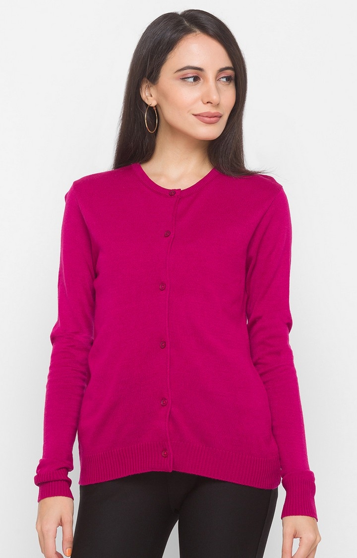 globus | Pink Solid Sweater