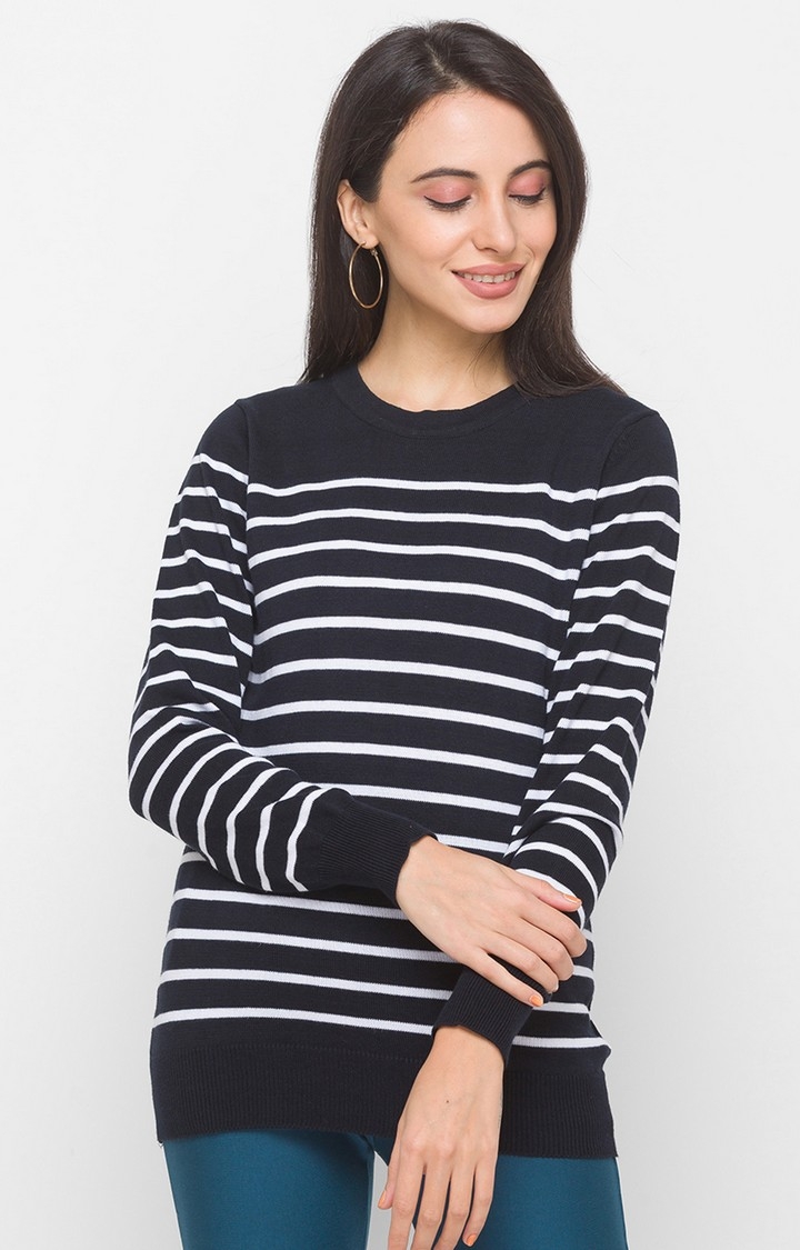 globus | Black Striped Tshirt
