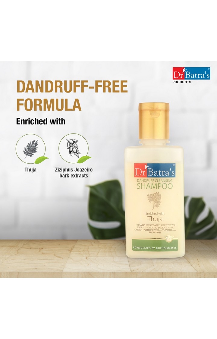 Dr Batra's Dandruff Cleansing Shampoo - 100 ml, Hair Gel - 100 gm and Anti  Dandruff Hair Serum (