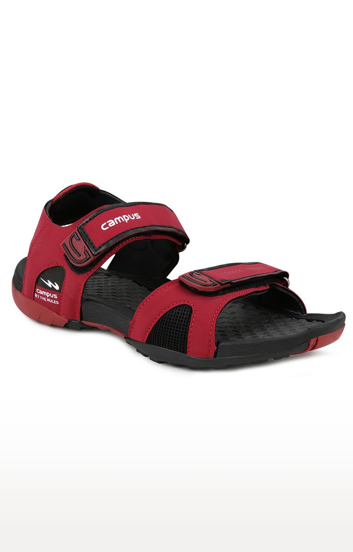 Campus Shoes | Red and Black Sandals
