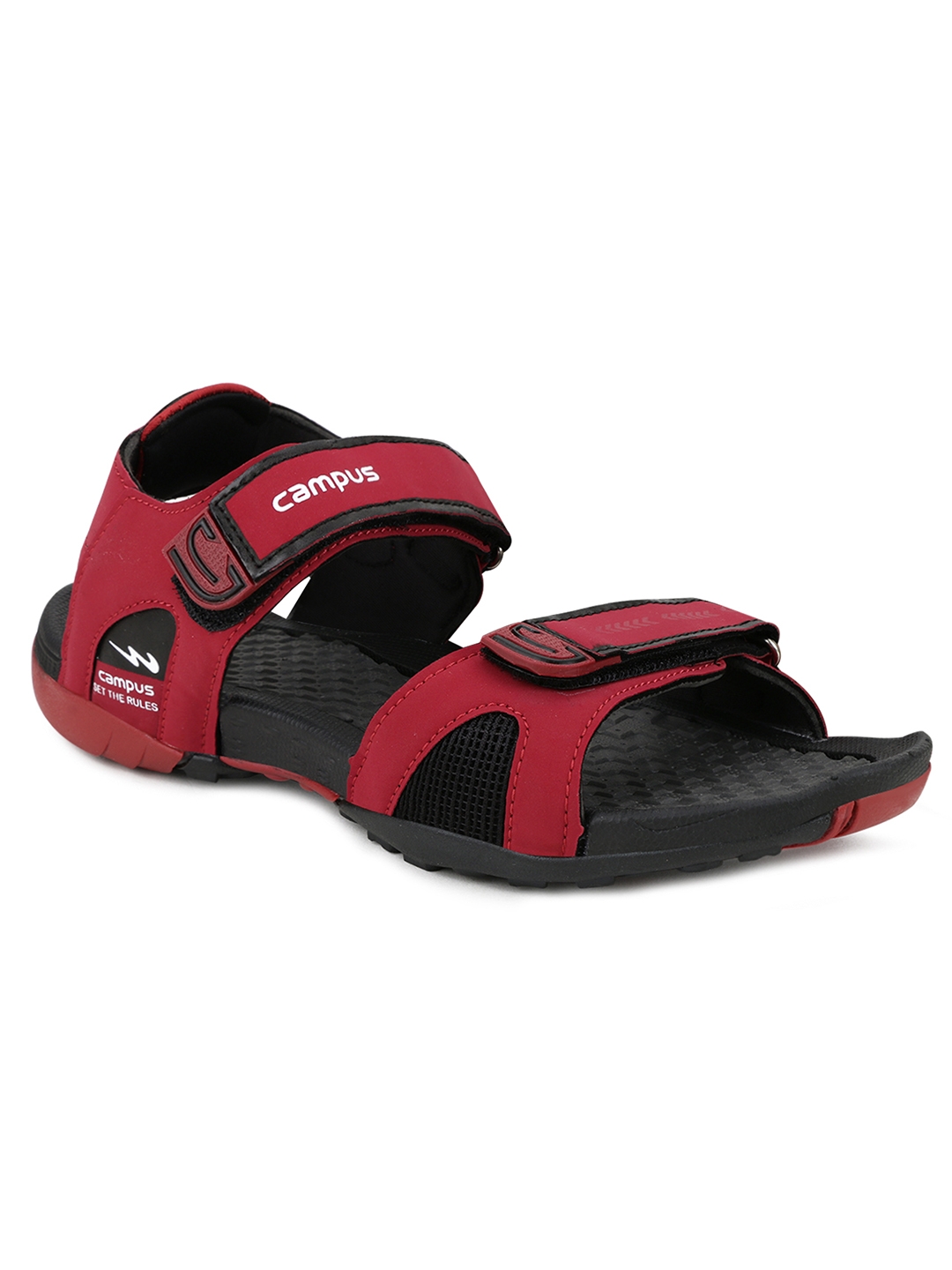Campus Shoes | Red and Black Sandals