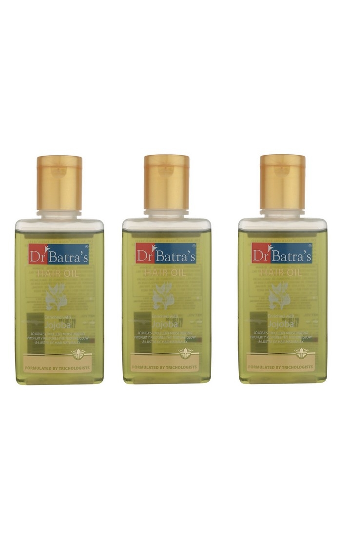 Dr Batra's | Dr Batra's Hair Oil Enriched With Jojoba - 100 ml (Pack of 3)