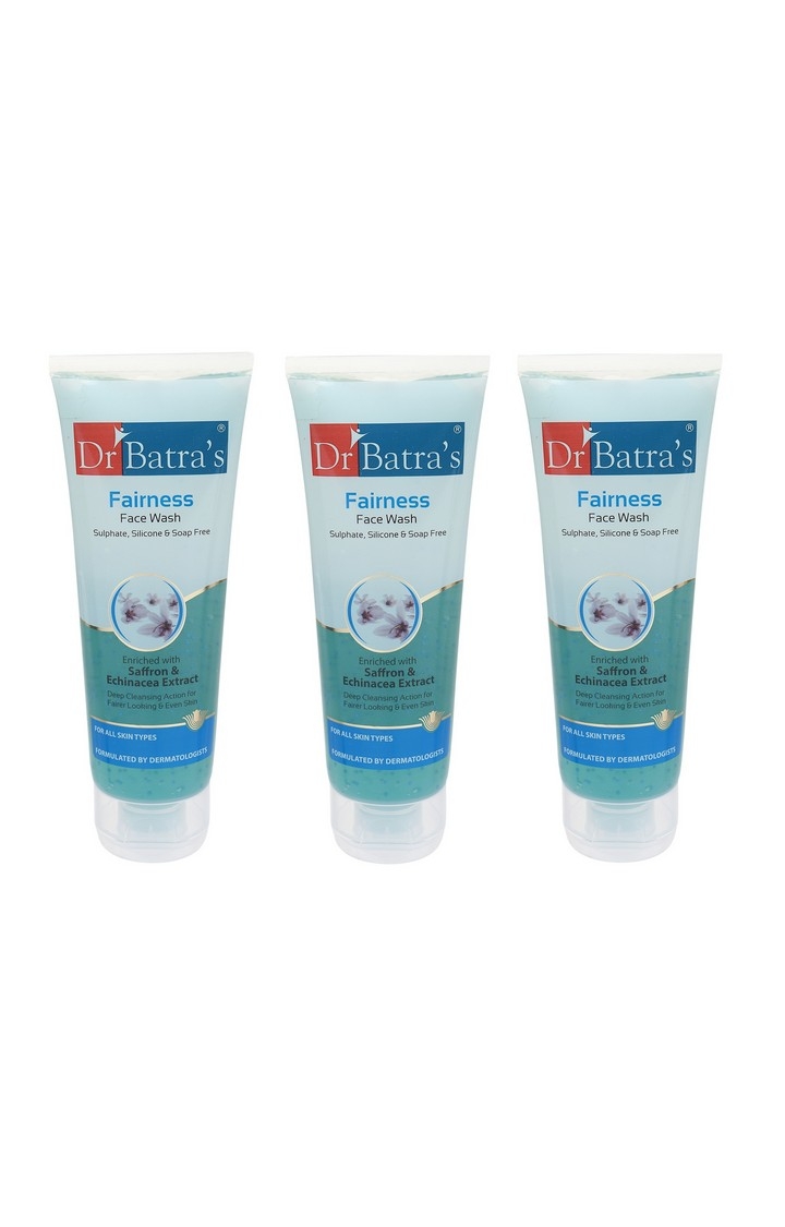 Dr Batra's | Dr Batra's Fairness Face Wash Enriched With Saffron & Echinicea Extract - 100 gm (Pack of 3)