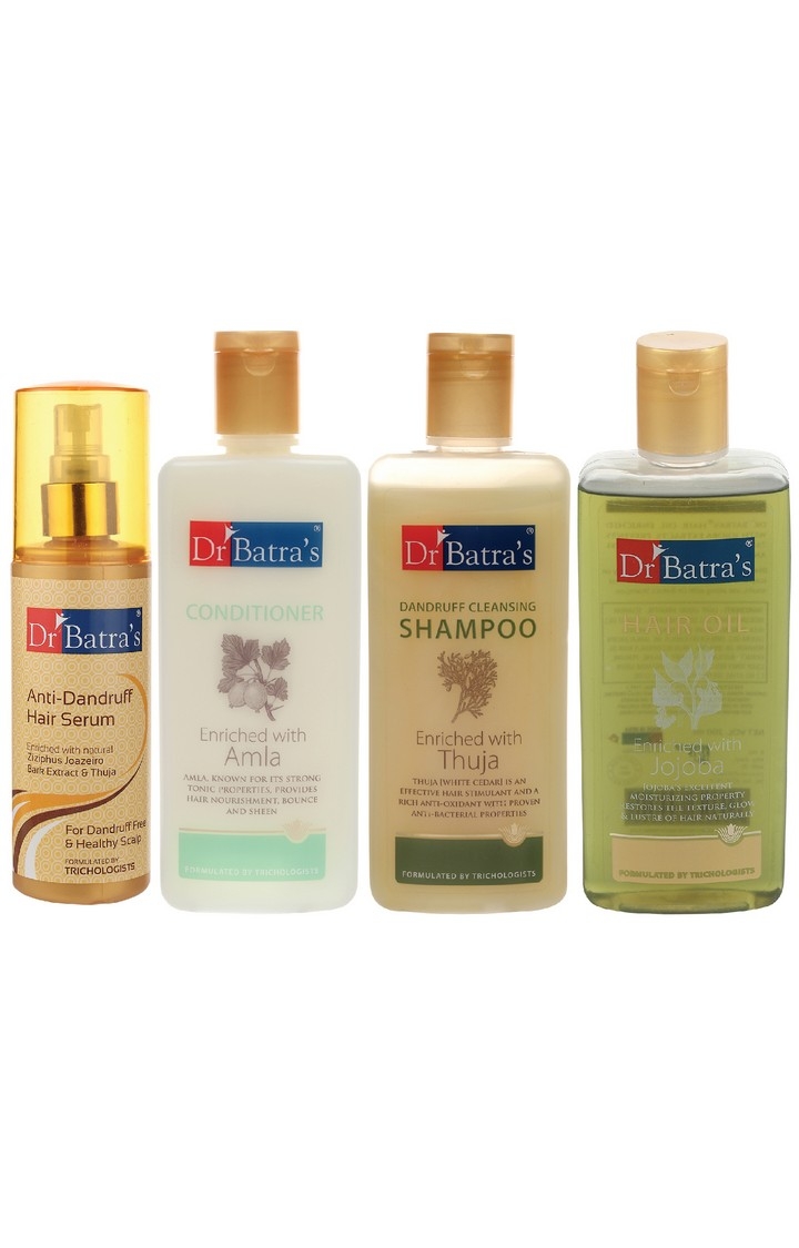 Dr Batra's Anti Dandruff Hair Serum, Conditioner - 200 ml, Hair Oil - 200  ml and Dandruff Cleansing
