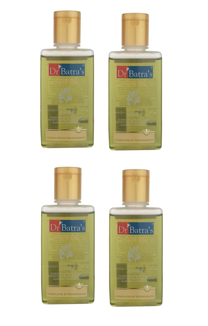 Dr Batra's | Dr Batra's Hair Oil Enriched With Jojoba - 100 ml (Pack of 4)