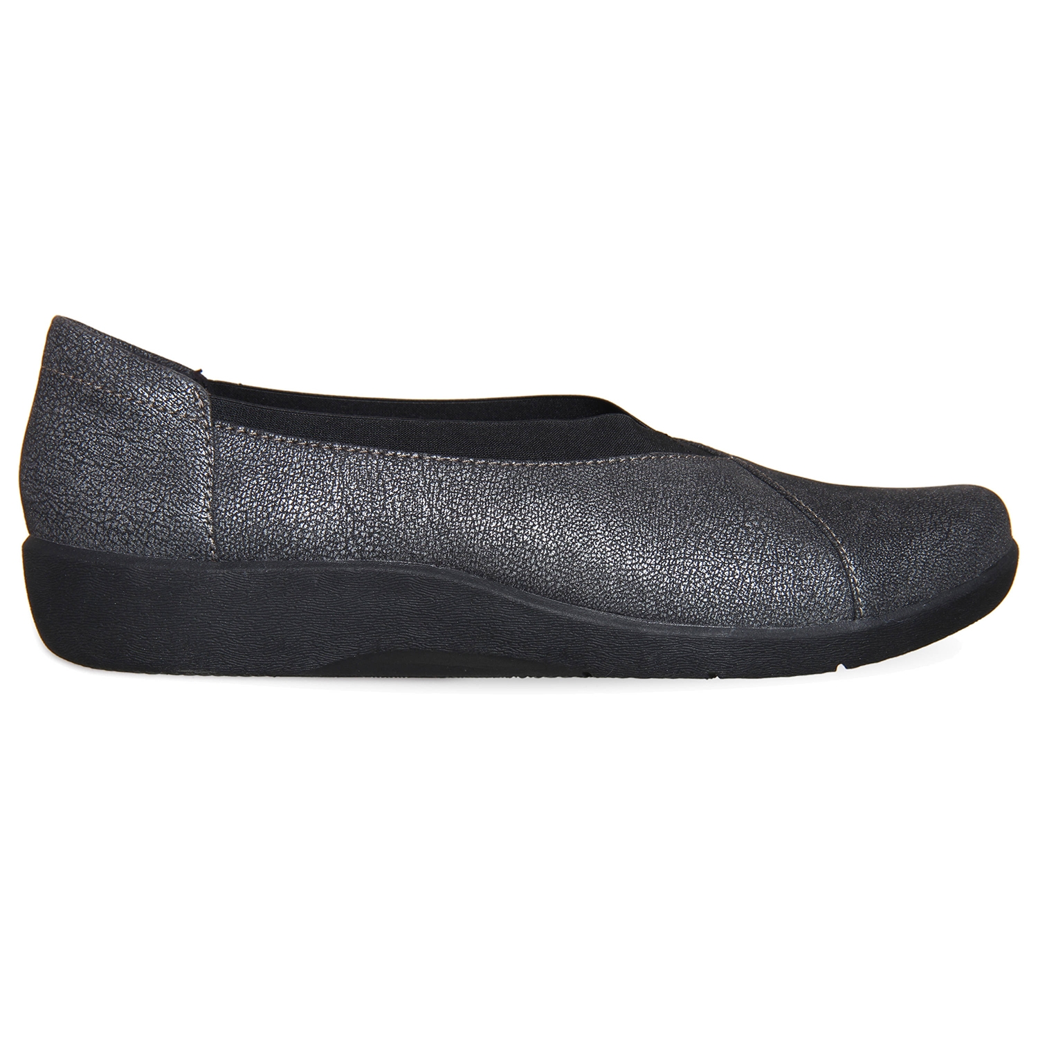 Clarks | Sillian Holly Pewter Slip On shoes