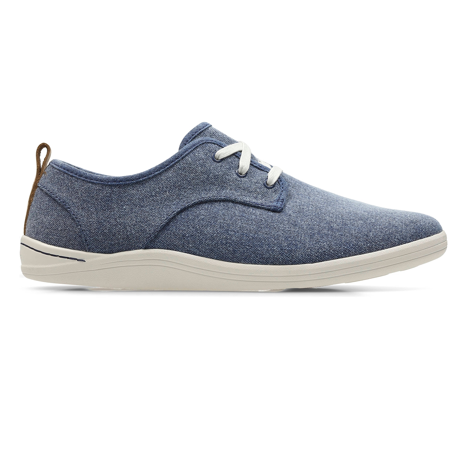 Clarks | Mapped Mix Blue Fabric Casual Lace-ups 