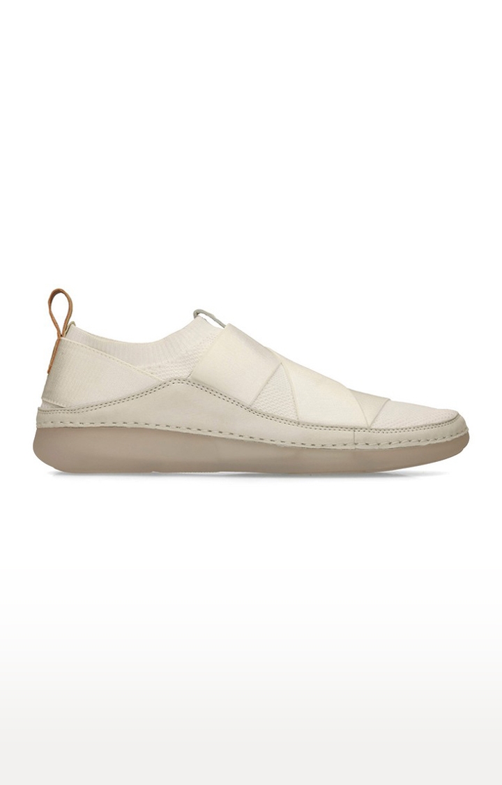 Women's Off White Casual Slip-ons
