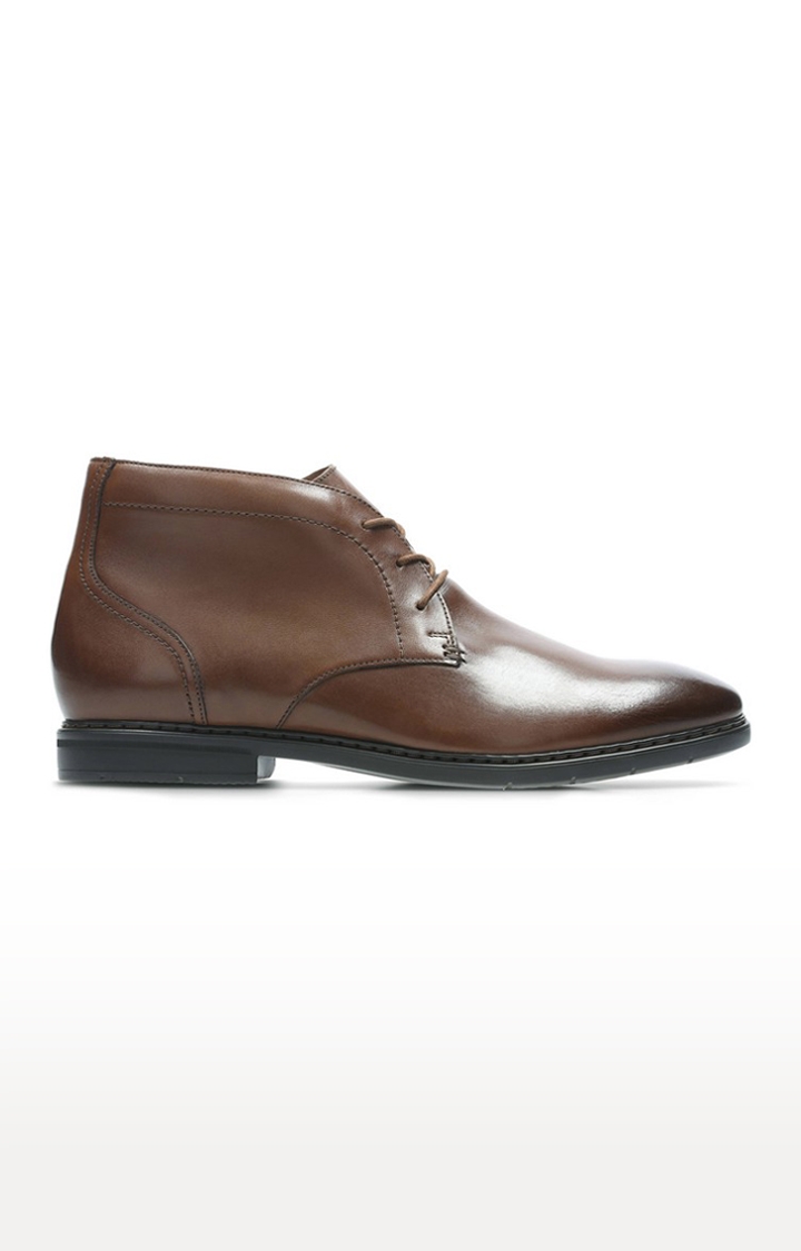 Brown Leather Men's Boots