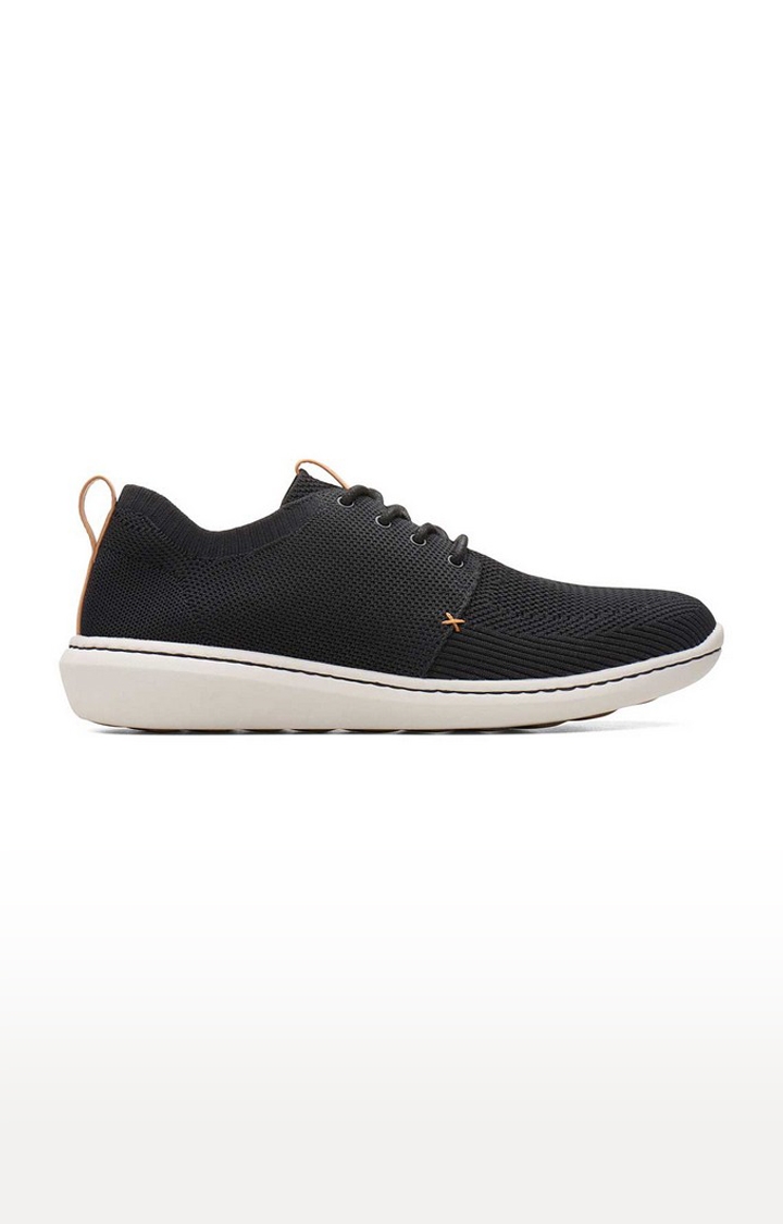 Clarks | Men's Black Leather Casual Lace-ups