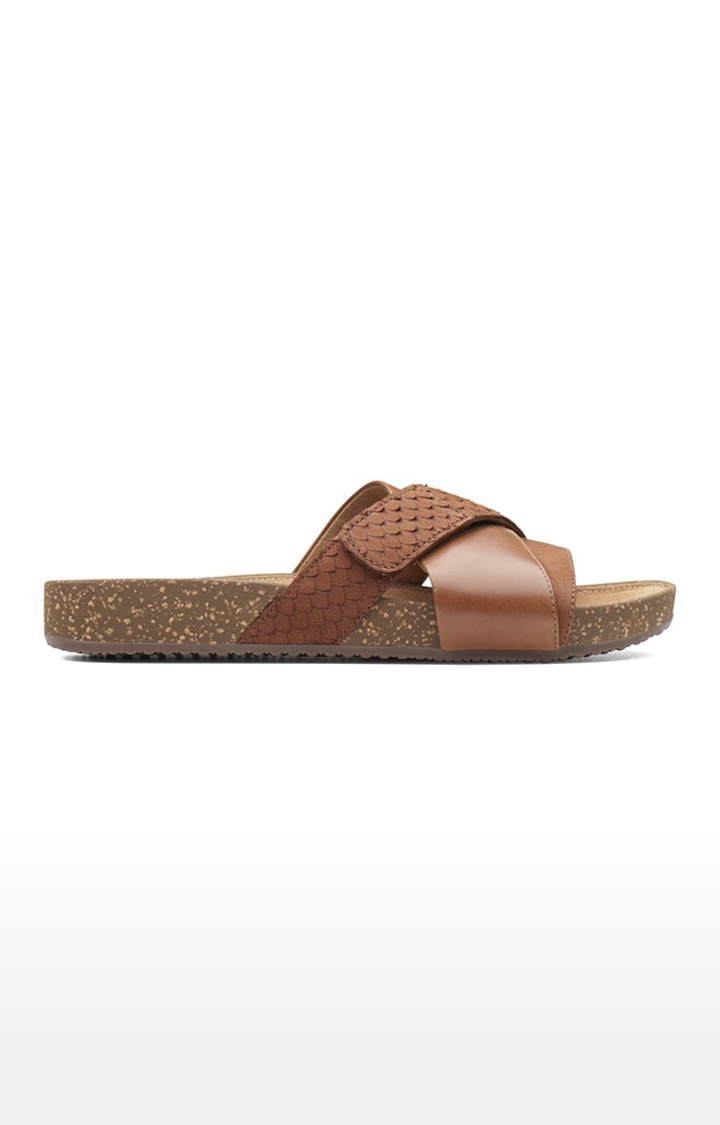 Women's Brown Leather Sandals