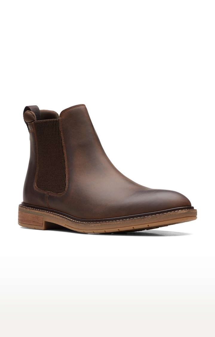 Clarks | Brown Leather Men's Boots