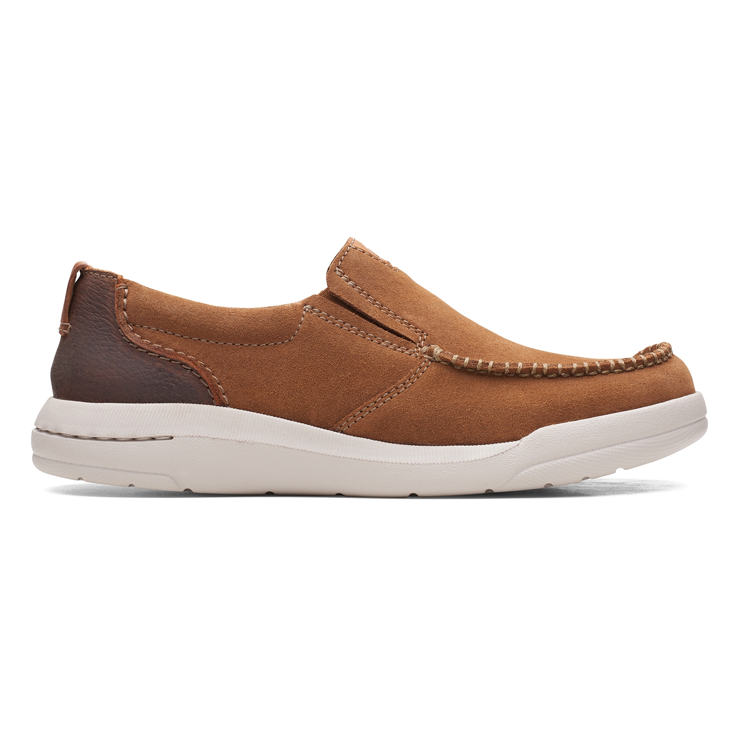 Clarks | Driftway Step Tan Suede
