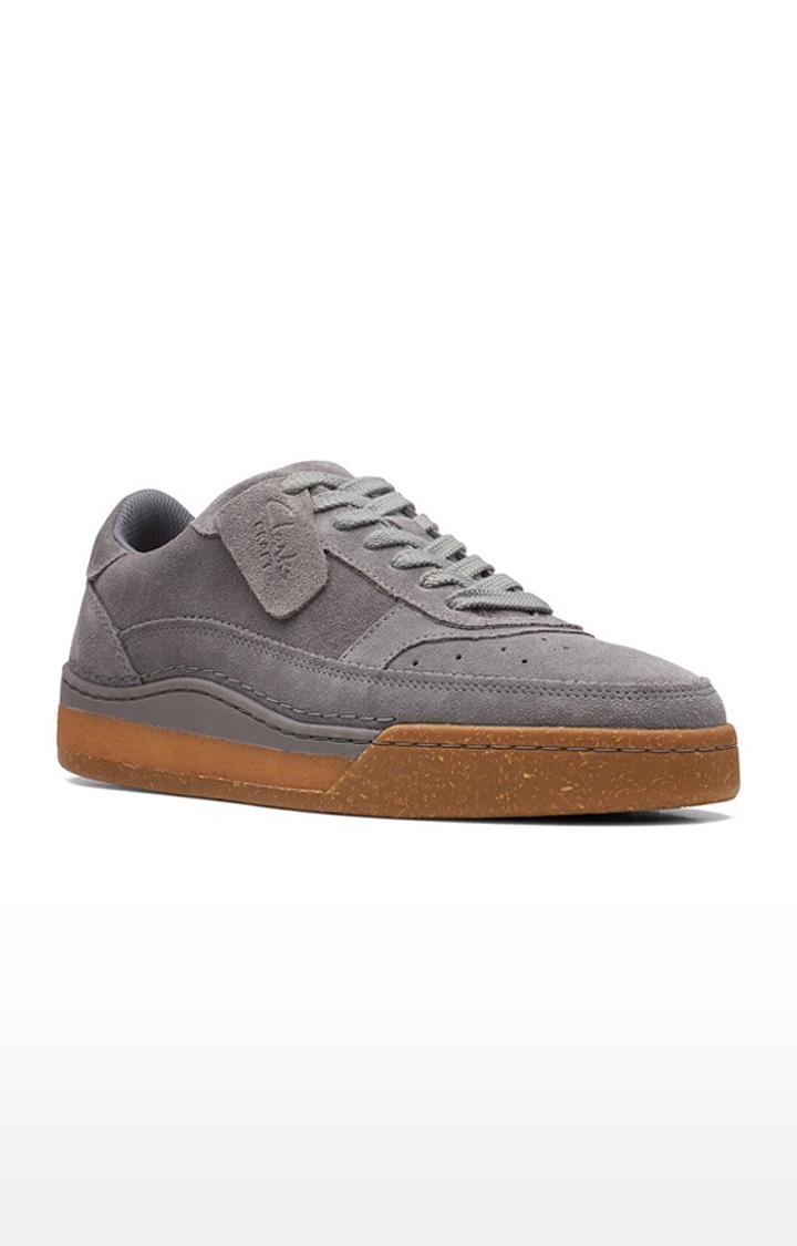 Men's Grey Suede Sneakers