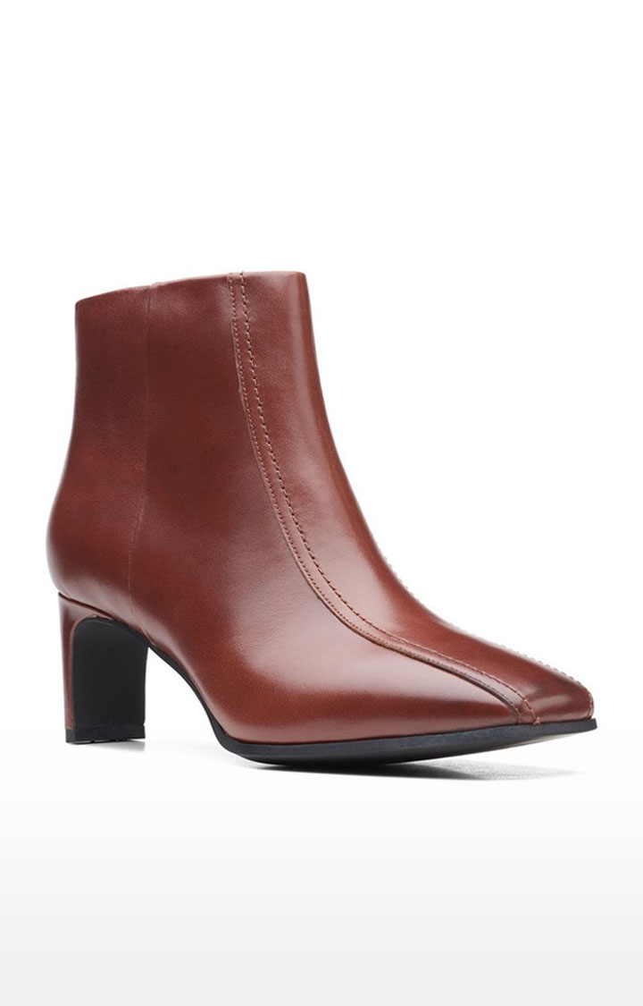 Clarks | Brown Leather Women's Boots