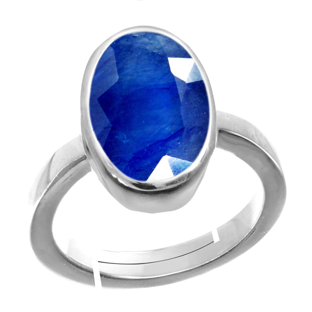 55Carat | Blue Gold Gold Plated Blue Sapphire Rings