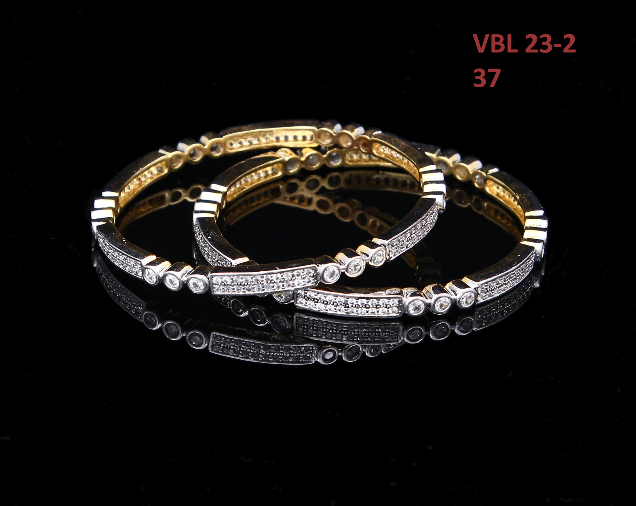 55Carat | 55Carat Unique Fashion jewellery Exclusive Jewellery Gold-Plated Bangle set of 2 For Womens and Girls