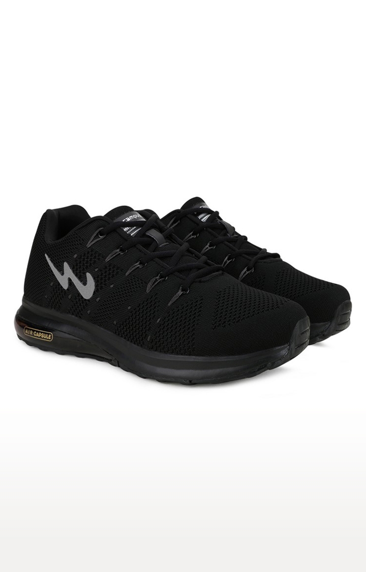 Campus Shoes | Black Outdoor Sport Shoe
