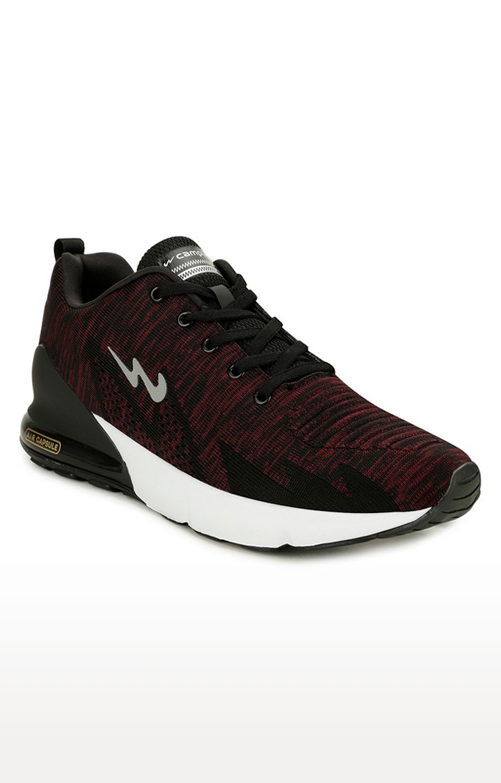 Corolla Black and Red Outdoor Sport Shoe