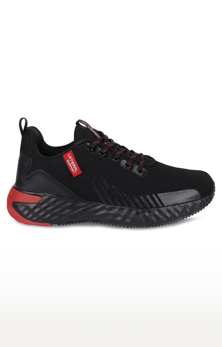 Campus Shoes | Black Simba Pro Running Shoes