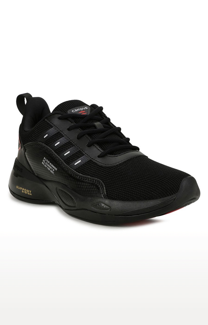 Campus Shoes | Black Outdoor Sport Shoes