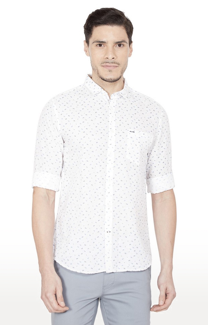 OXEMBERG | Oxemberg Men's Slim-fit Cotton Casual Shirt