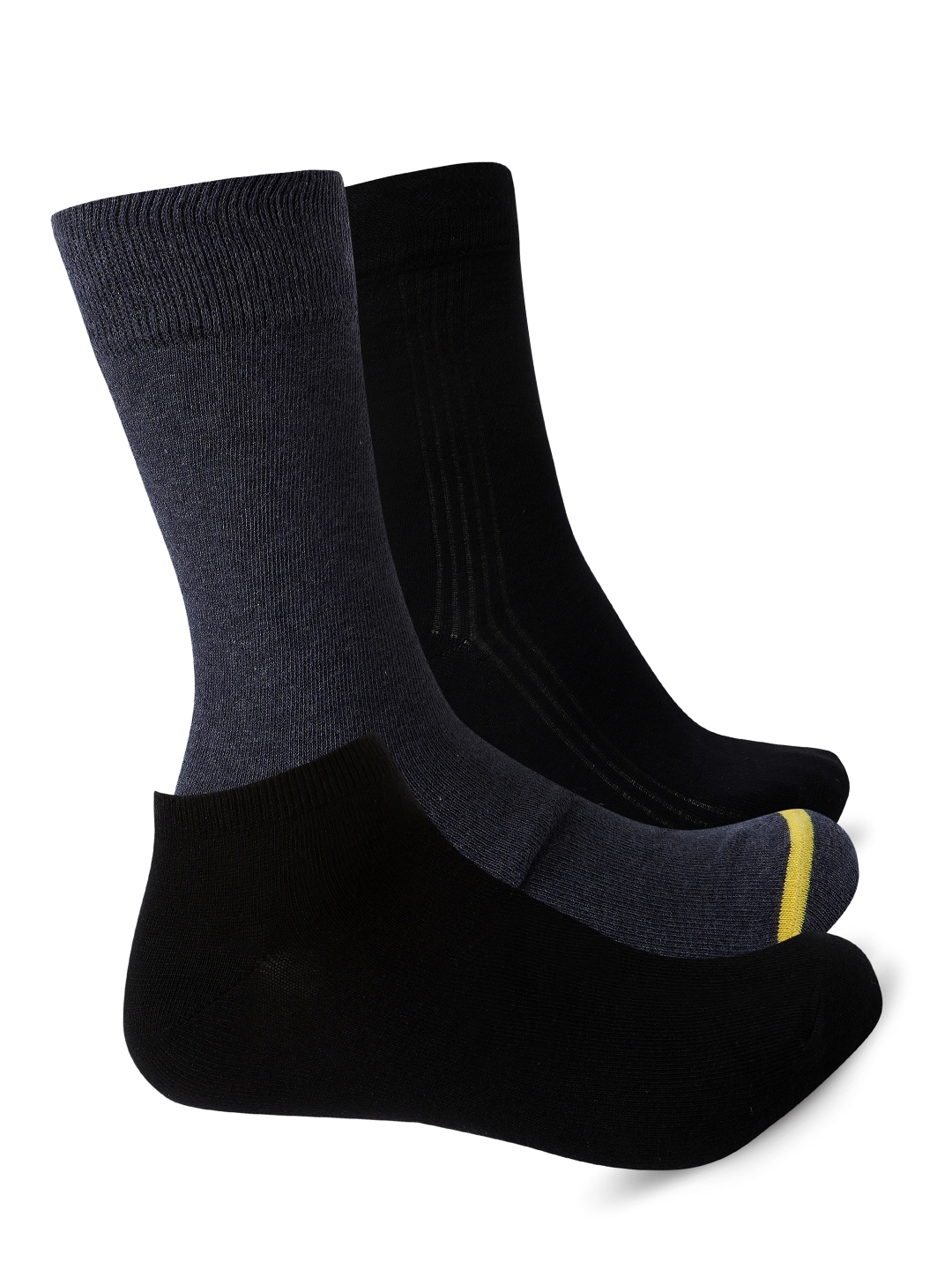 Smarty Pants | Smarty Pants men's pack of 3 solid cotton socks. 