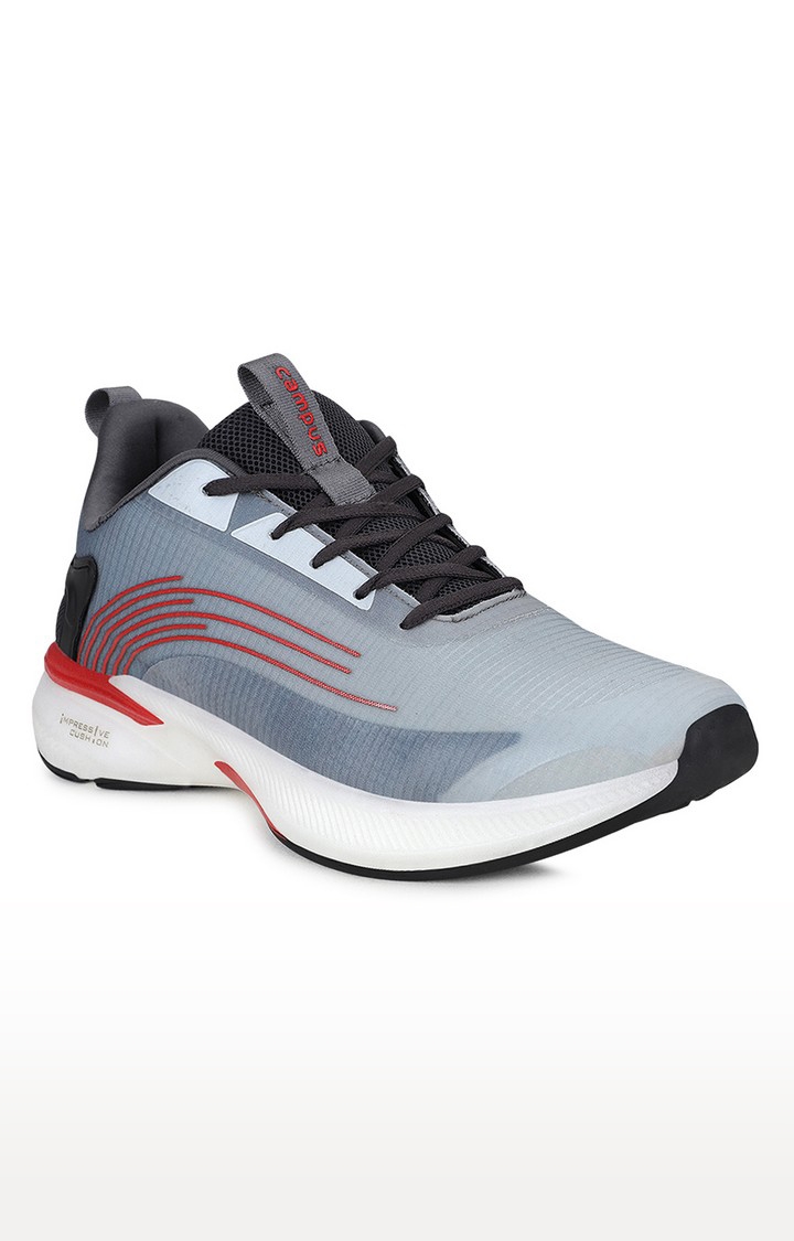 Campus Shoes | Grey Fiesta Running Shoes