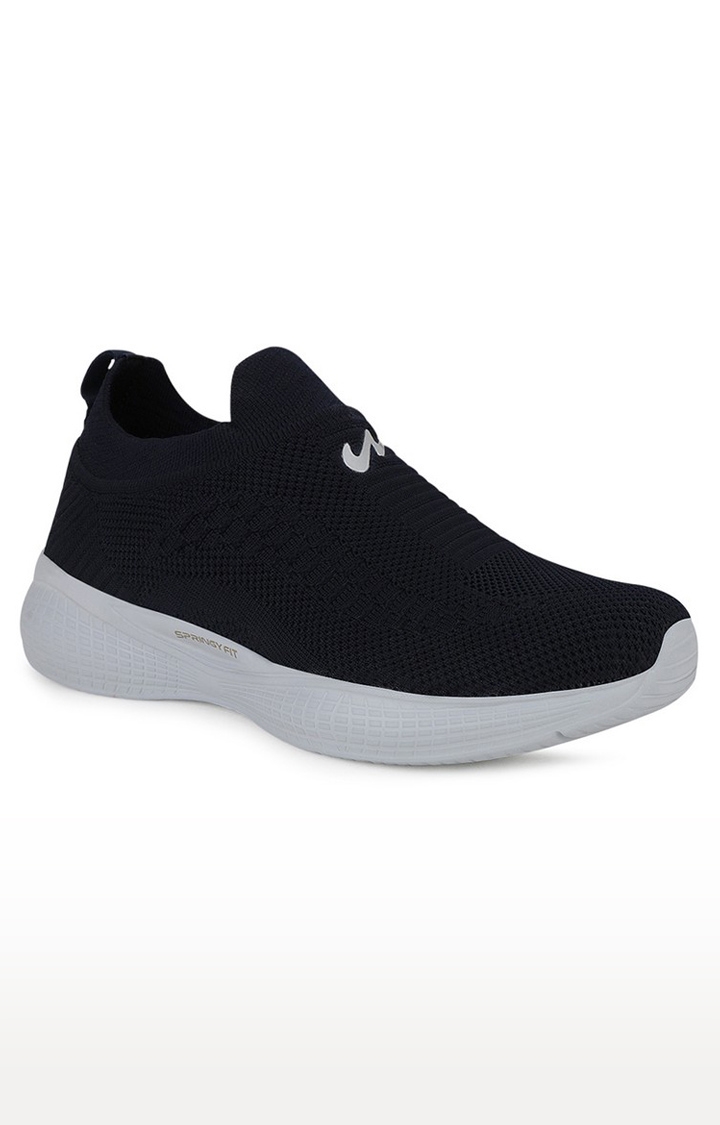 Campus Shoes | Black Vayu Running Shoes