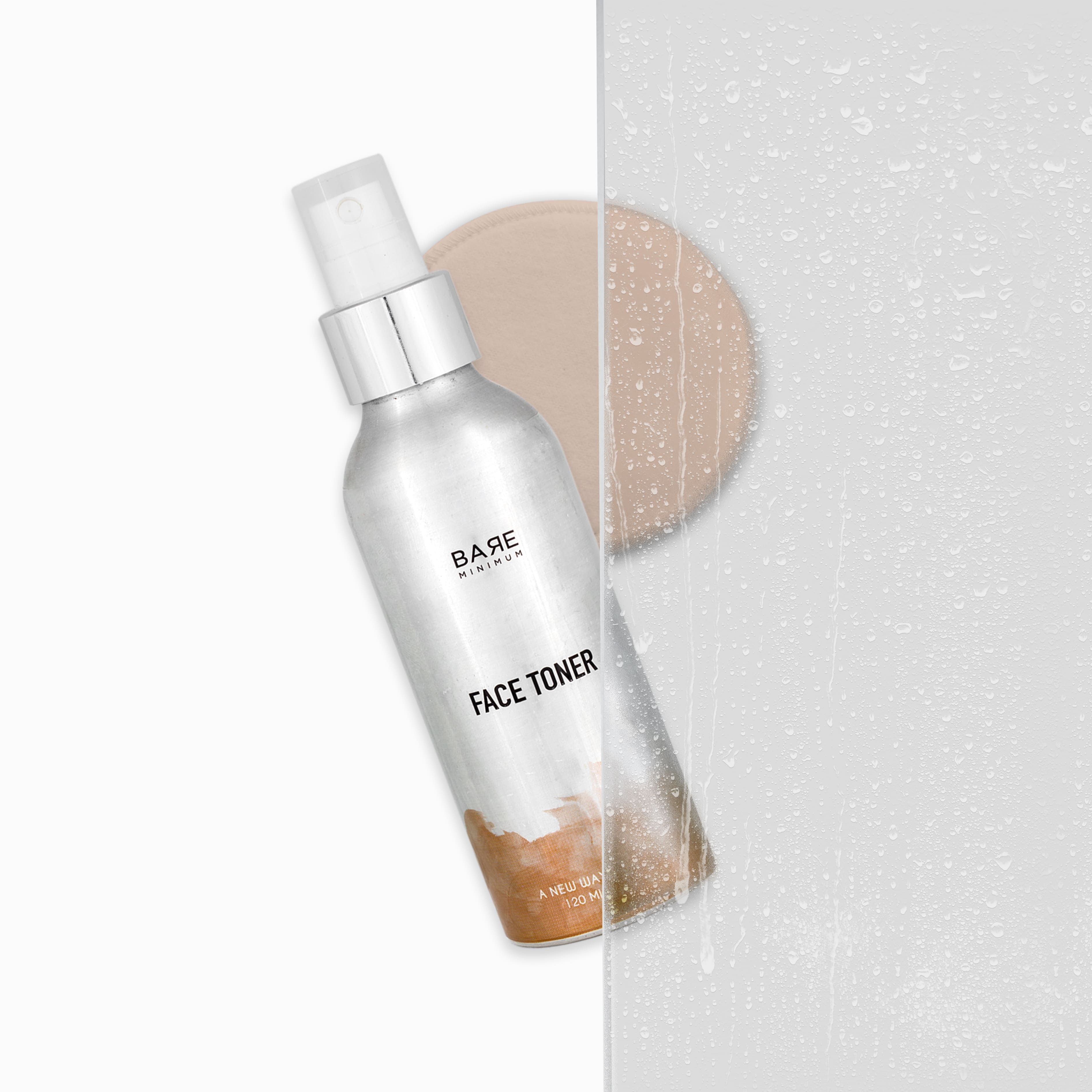 Bare Minimum all-natural face toner, hydrating, pore-tightening, pH-balanced, For all skin types, 120 ML