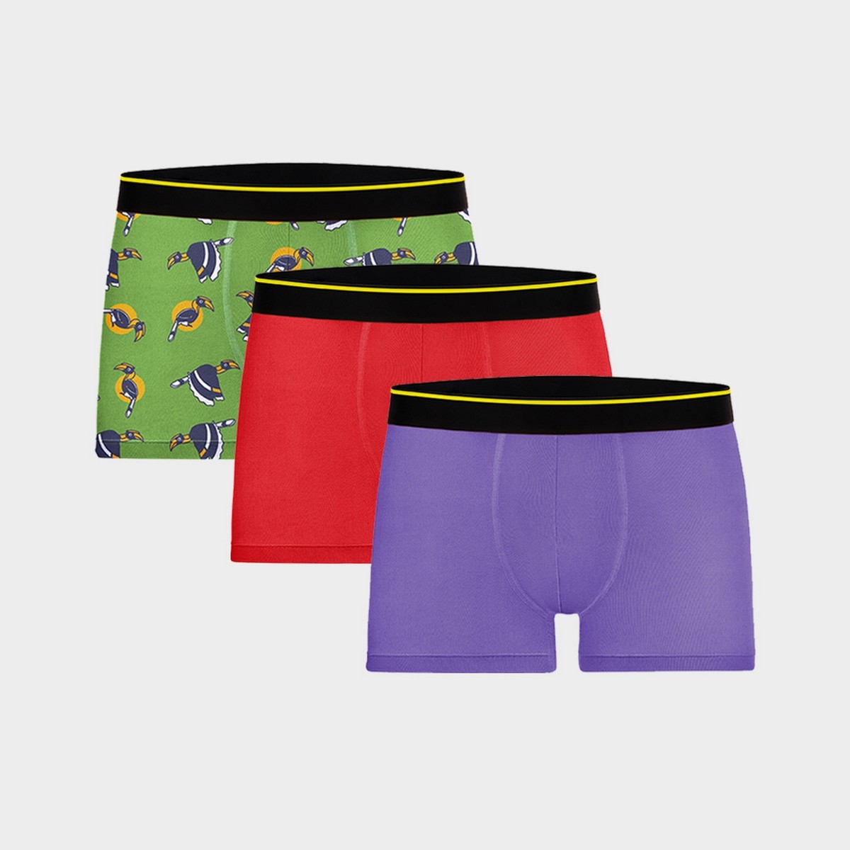 Bummer | Bummer Funktown and Ski Petrol and Chill Bill Micro Modal Trunk- Pack of 3 For Men