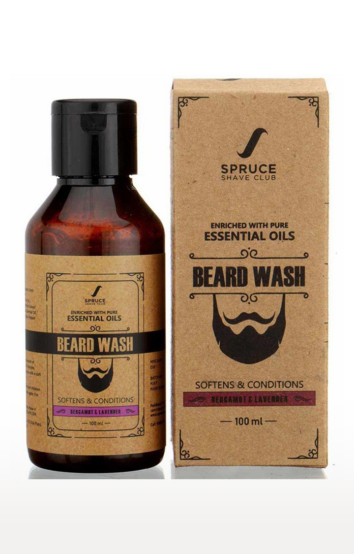 Spruce Shave Club | Spruce Shave Club Natural Beard Wash |Sulfate & Paraben Free | Bergamot & Lavender