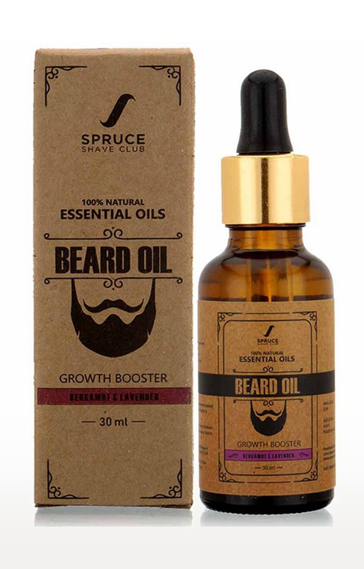 Spruce Shave Club | Spruce Shave Club Beard Growth Oil For Men| 100% Natural | Bergamot & Lavender