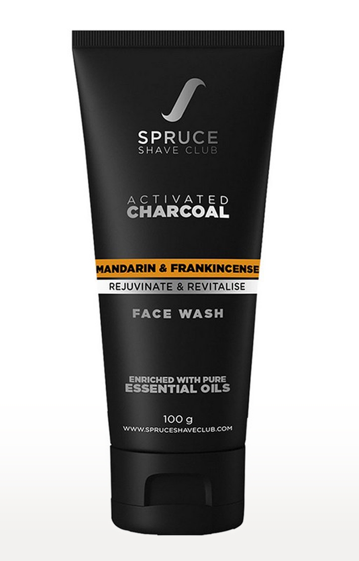 Spruce Shave Club | Spruce Shave Club Charcoal Face Wash For Oily Skin | Natural Formula | No Sulaftes Or Parabens