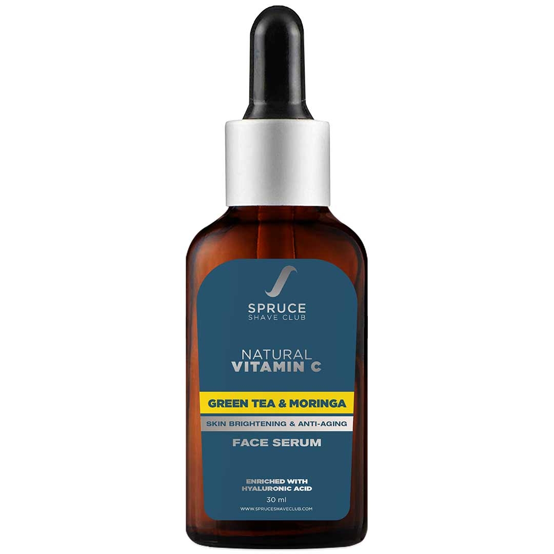 Spruce Shave Club | Spruce Shave Club Vitamin C 40% Face Serum | Skin Brightening & Anti-Ageing | With Green Tea