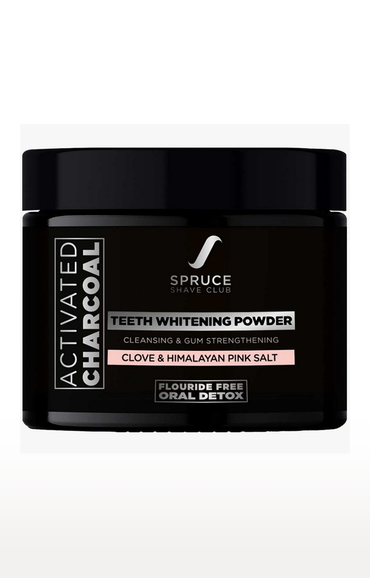 Spruce Shave Club | Spruce Shave Club Charcoal Teeth Whitening Powder with Clove & Himalayan Pink Salt