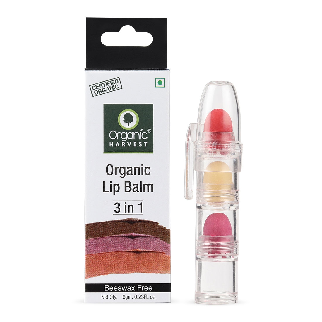Organic Harvest | Lip Balm - 3-in-1, 6gm