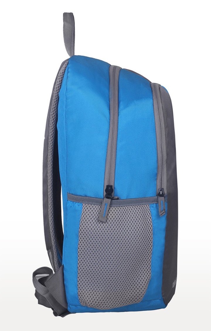 spykar | Spykar Grey And Blue Printed Backpack 2