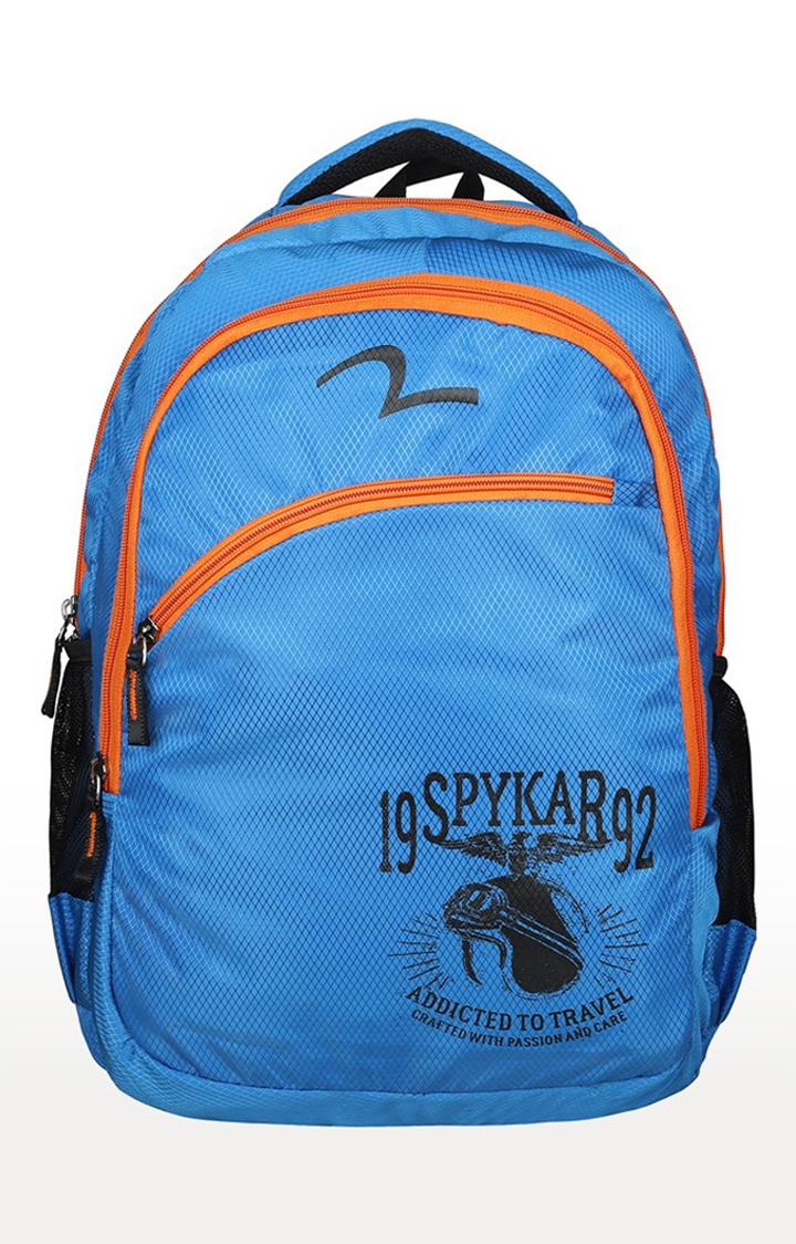 Spykar Blue Solid Backpack