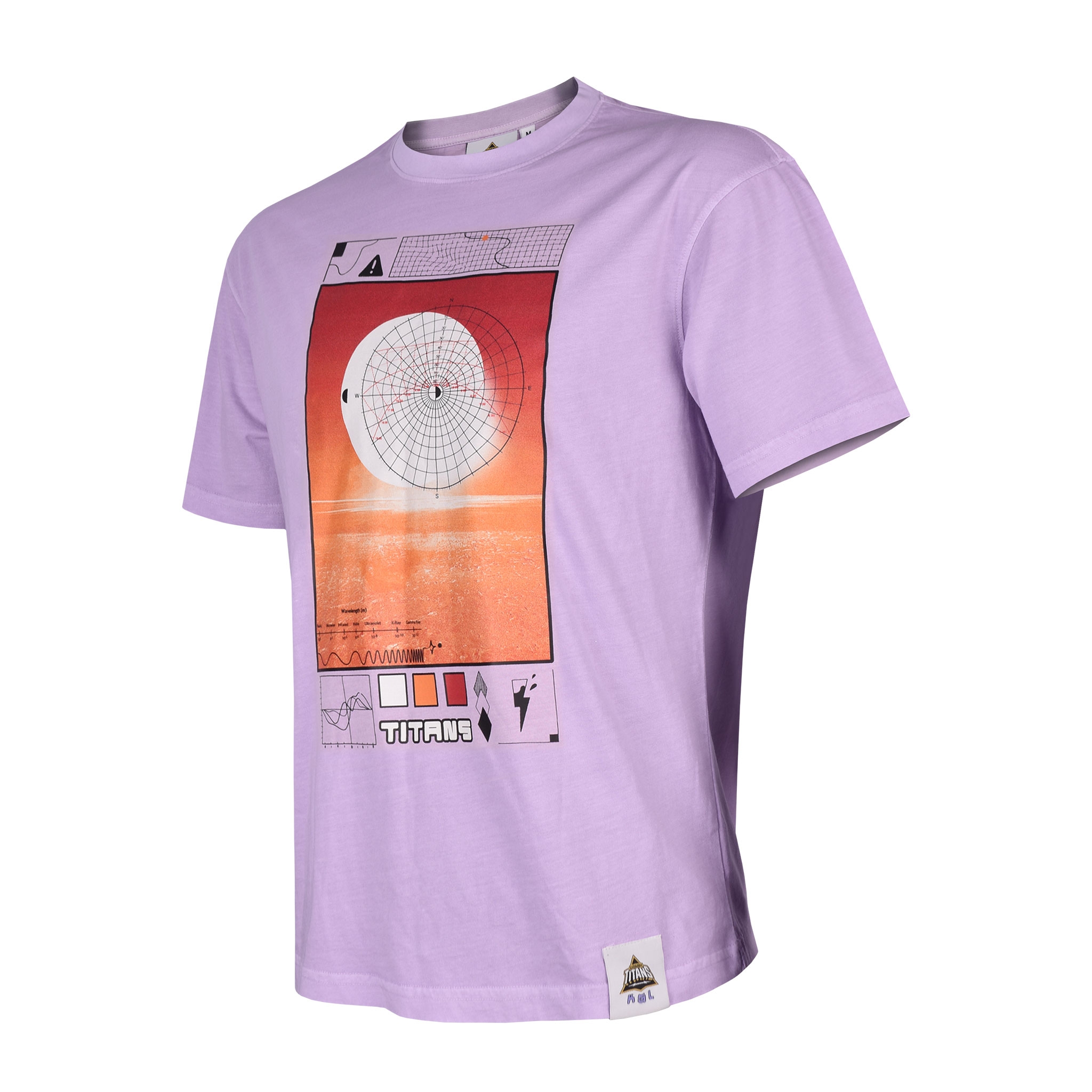 GTxKGL Divergent Wavelength Lilac T-shirt