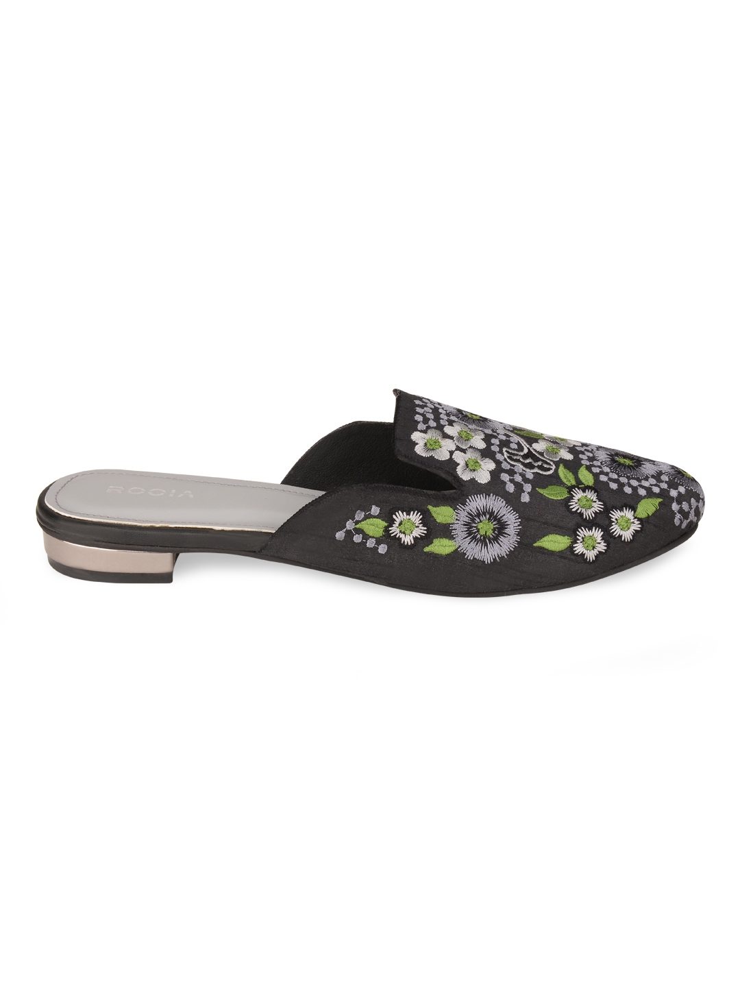Rocia Women Floral Embroidered Mules