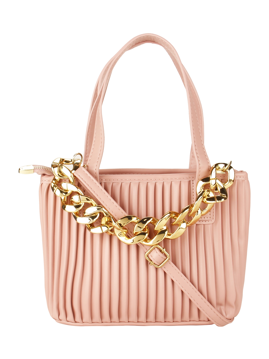Rocia | Rocia Pink Smart Textured Handheld Bag
