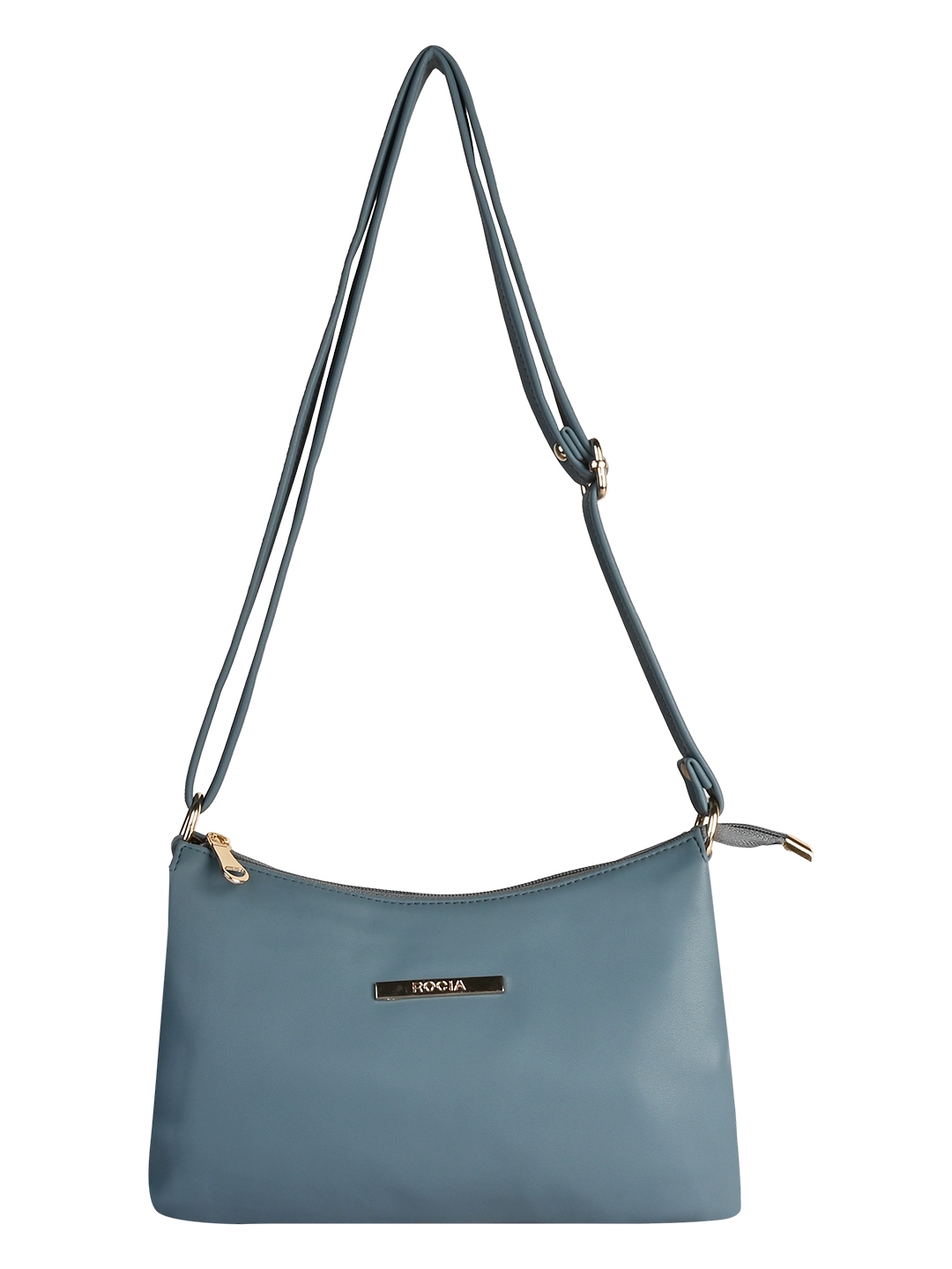 Rocia | Rocia Blue Solid Cross Sling Bag