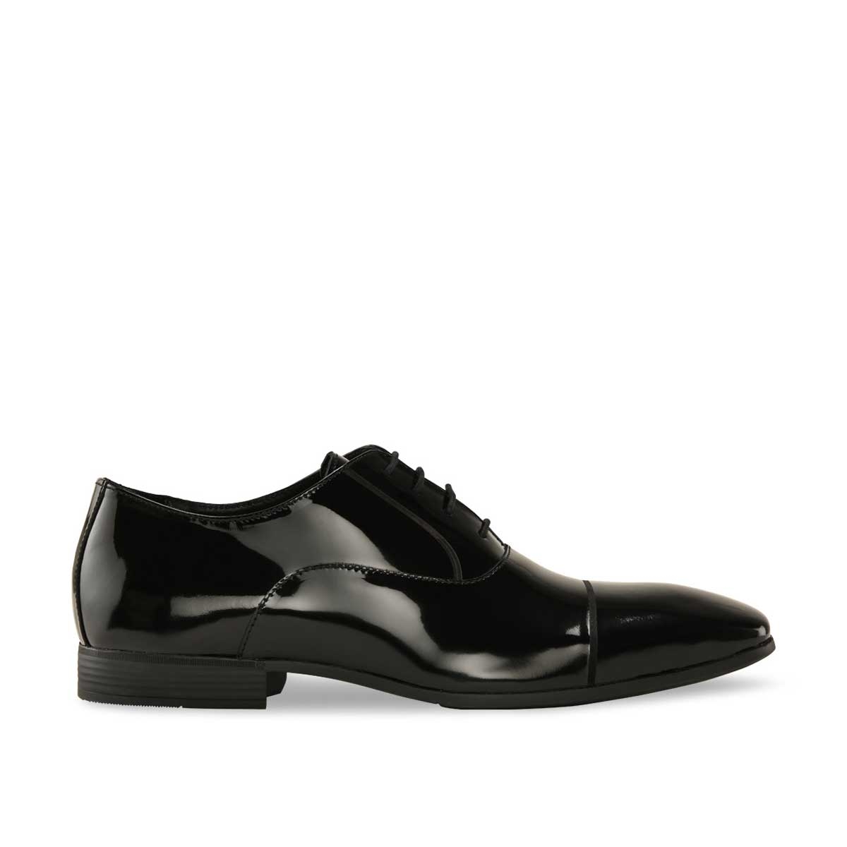 Imperio | Imperio Mens Black Formal Patent Leather Lace Up Shoes